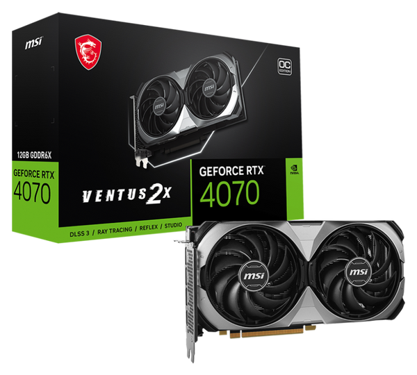 MSI GeForce RTX 4070 VENTUS 2X E 12G OC