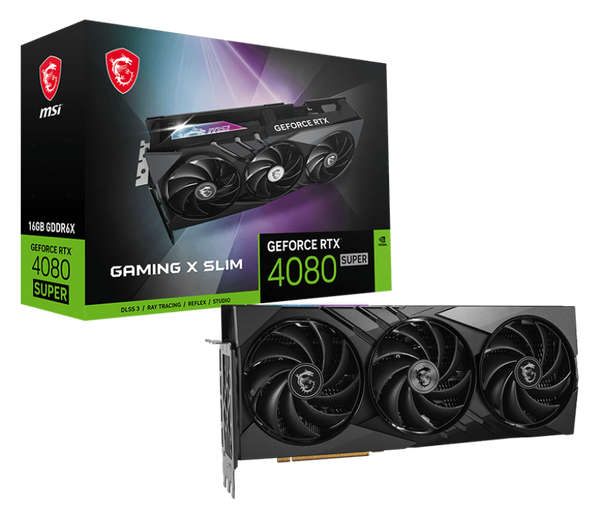 MSI GeForce RTX 4080 SUPER 16G GAMING X SLIM