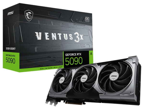 MSI GeForce RTX 5090 32G VENTUS 3X OC, 32GB